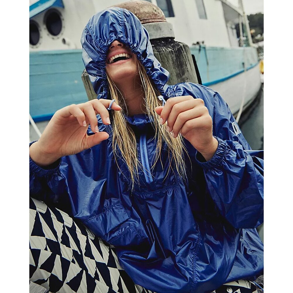 Fp Movement Spring Showers Packable Solid Rain Ja… - image 3